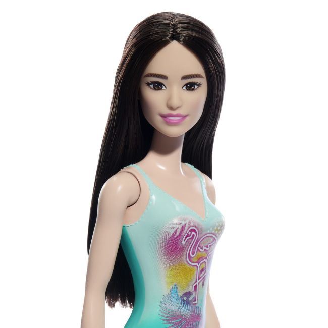 PAPUSA BARBIE BRUNETA CU COSTUM DE BAIE ALBASTRU VIVMTDWJ99_HXX51