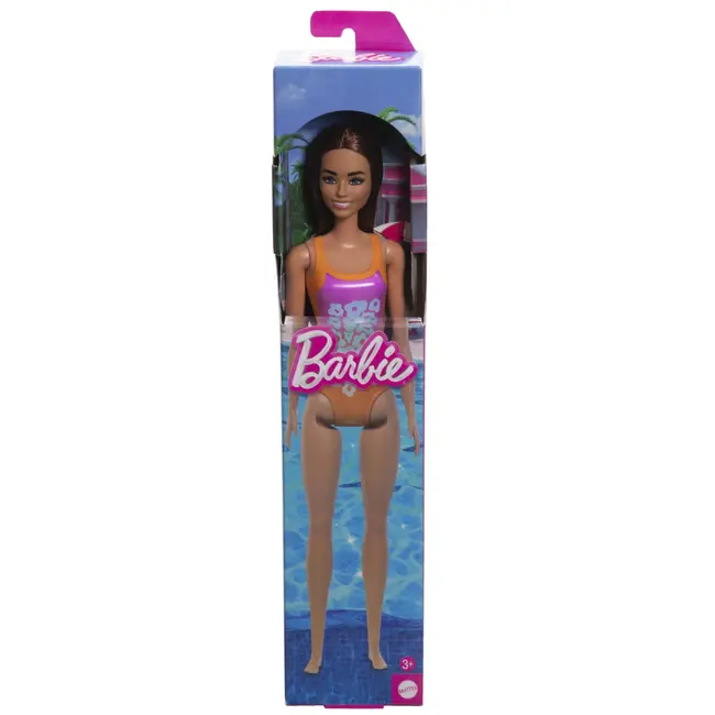 PAPUSA BARBIE BRUNETA CU COSTUM DE BAIE INFLORAT VIVMTDWJ99_HXX50
