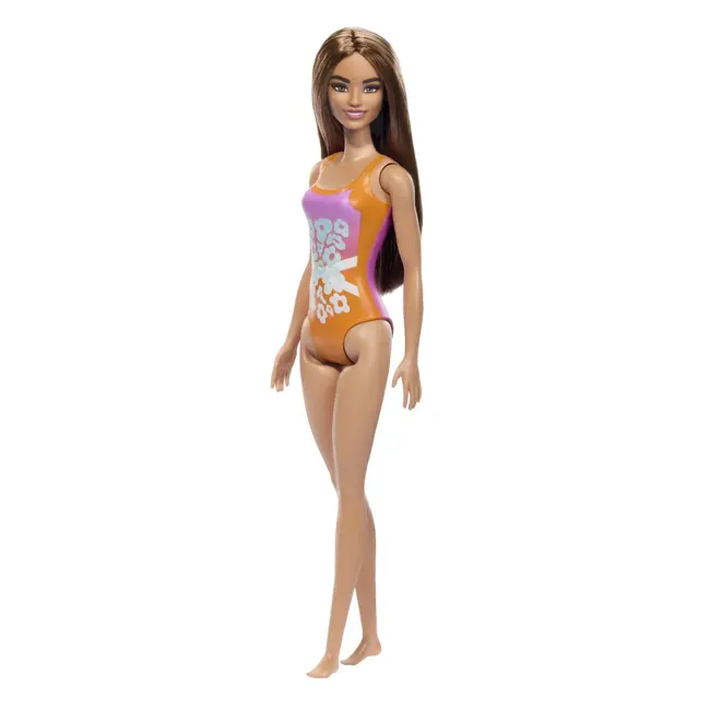 PAPUSA BARBIE BRUNETA CU COSTUM DE BAIE INFLORAT VIVMTDWJ99_HXX50