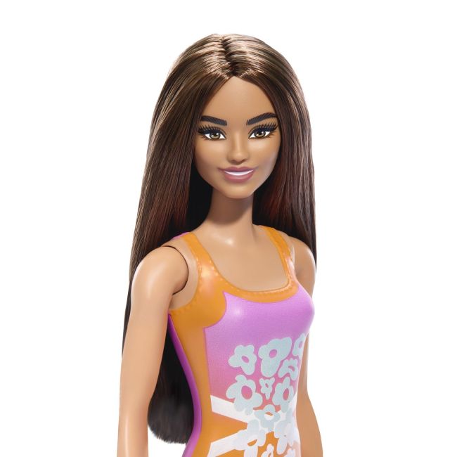 PAPUSA BARBIE BRUNETA CU COSTUM DE BAIE INFLORAT VIVMTDWJ99_HXX50