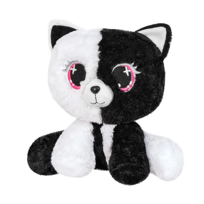 PLUS PISICA NEGRU CU ALB 25CM VIVStip968