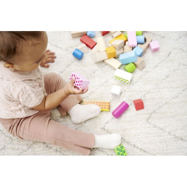 EICHORN COLOR SET BLOCURI DE CONSTRUCTIE DIN LEMN VIV100002226