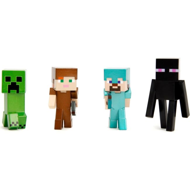 JADA MINECRAFT SET 4 FIGURINE METALICE 6.5CM VIV253262004