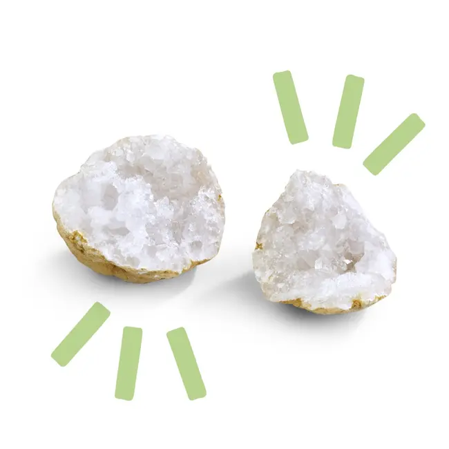 SIMBA SET GEOLOGIE 2 GEODE DE CRISTAL VIV109452663