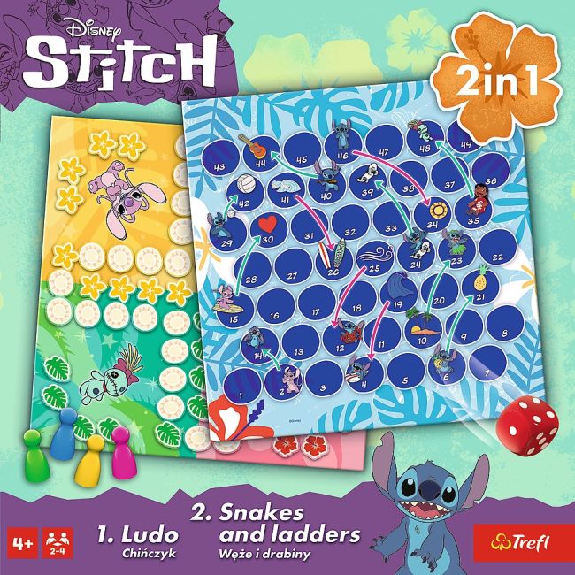 JOC DISNEY STITCH 2IN1 LUDO SI SERPISORI SCARI VIV02656