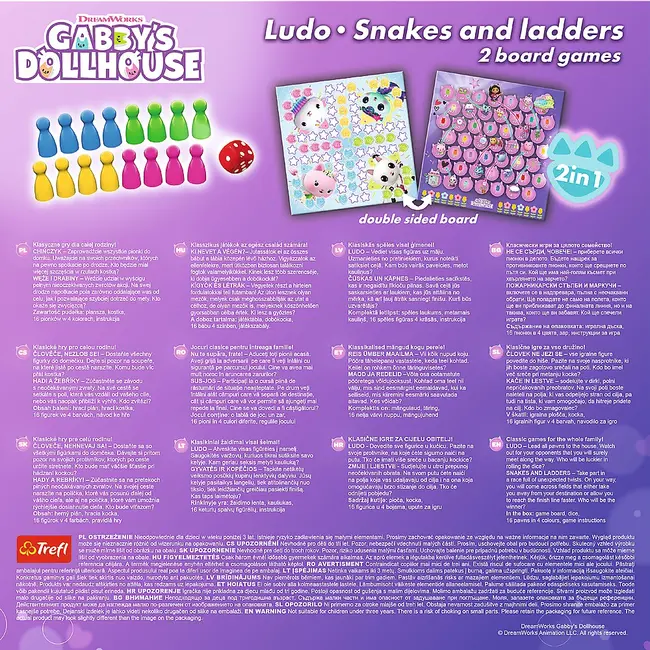 JOC DREAM WORKS GABBYS HOUSE 2IN1 LUDO SI SERPISORI SCARI VIV02590