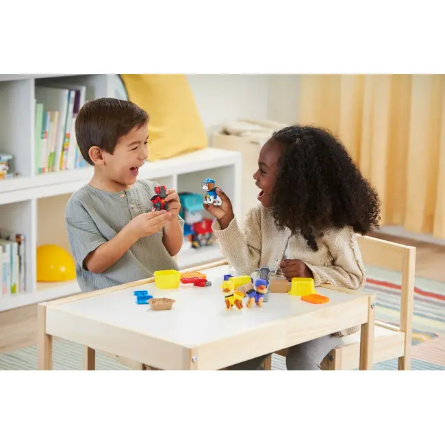 PATRULA CATELUSILOR RUBBLE SI ECHIPA CHARGER SI WHEELER CONSTRUCTIE CU NISIP KINETIC VIV6066685