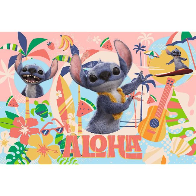 PUZZLE TREFL 100 DISNEY STITCH SI PRIETENII IN ACTIUNE VIV16495