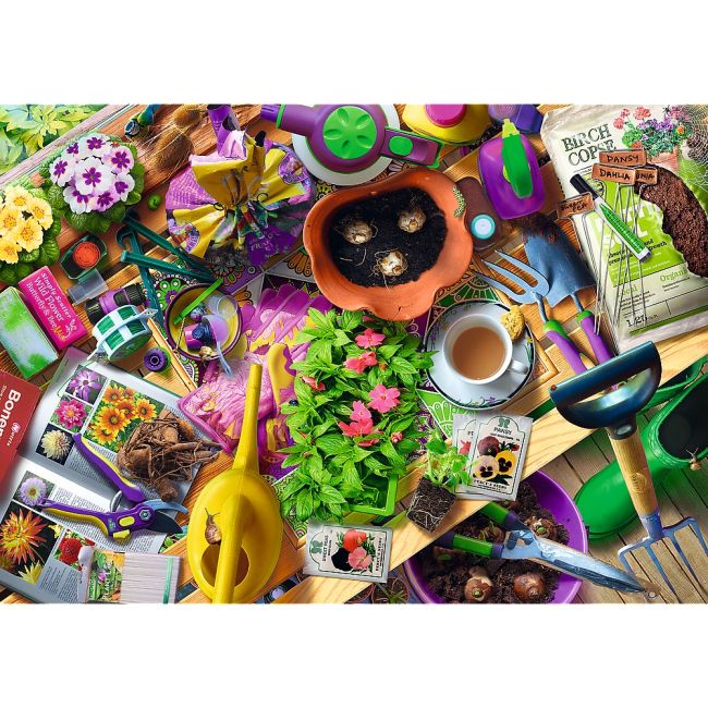 PUZZLE TREFL 1000 ARANJAREA GRADINII ARTIST ANDREW FARLEY VIV10927