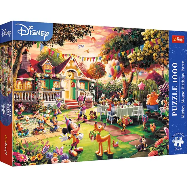 PUZZLE TREFL 1000 PREMIUM PLUS DISNEY MICKEY MOUSE PETRECERE ZI DE NASTERE VIV10915