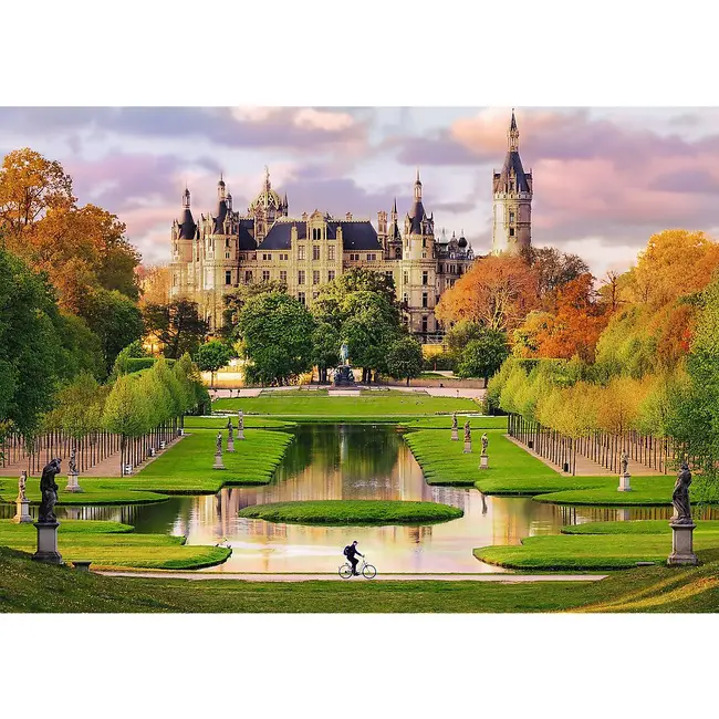PUZZLE TREFL 1000 PREMIUM PLUS PHOTO ODYSSEY CASTELUL SCHWERIN GERMANIA VIV10814