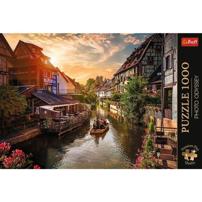 PUZZLE TREFL 1000 PREMIUM PLUS PHOTO ODYSSEY MICA VENETIE DIN COLMAR FRANTA VIV10816