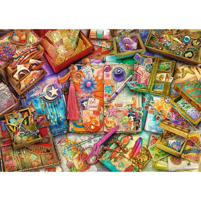 PUZZLE TREFL 1000 PREMIUM PLUS TEA TIME UN BIROU PLIN DE INSPIRATIE VIV10849