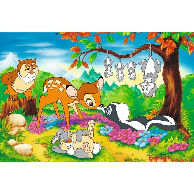 PUZZLE TREFL 160 BAMBI SI PRIETENII PADURII VIV40054