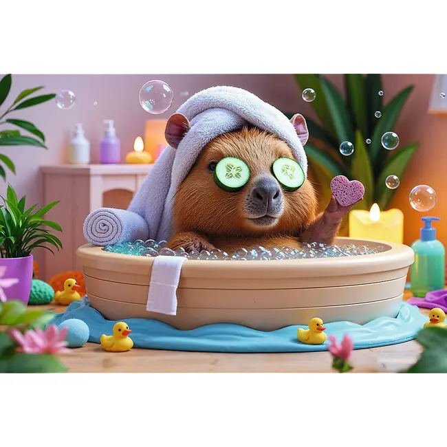 PUZZLE TREFL 160 CAPIBARA LA SPA VIV15433
