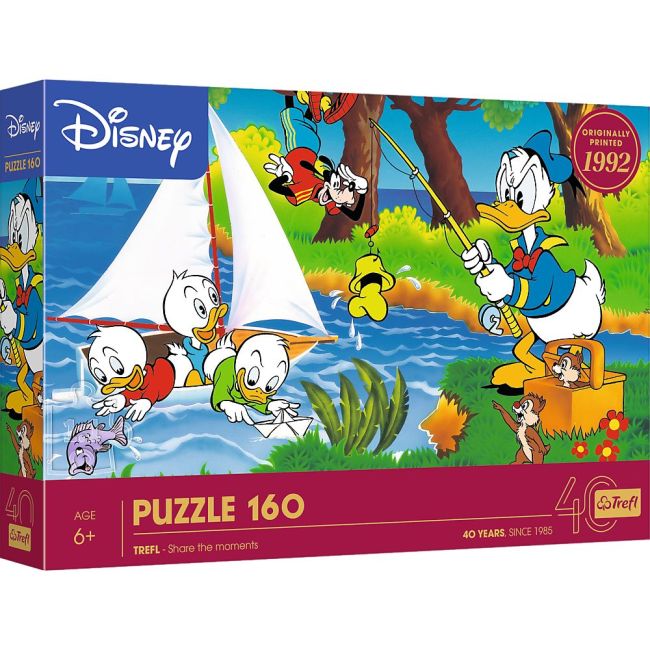 PUZZLE TREFL 160 DONALD DUCK AVENTURA PE LAC VIV40053