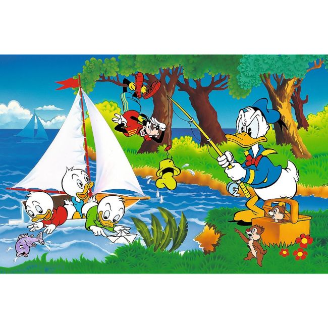 PUZZLE TREFL 160 DONALD DUCK AVENTURA PE LAC VIV40053