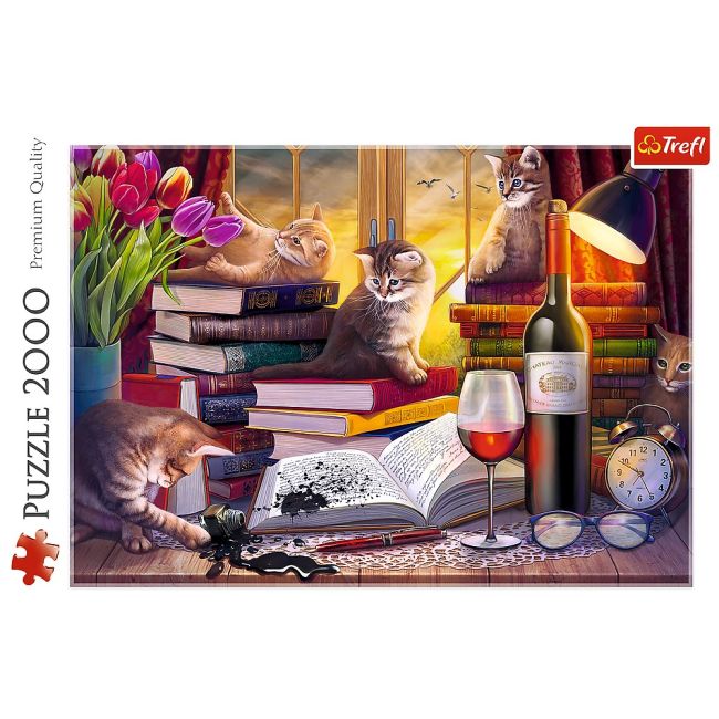 PUZZLE TREFL 2000 NOAPTEA PISICILOR VIV27126