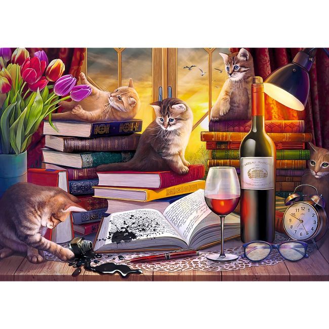 PUZZLE TREFL 2000 NOAPTEA PISICILOR VIV27126