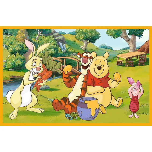 PUZZLE TREFL 2X24 DISNEY WINNIE THE POOH ZI DE JOACA CU WINNIE SI PRIETENII VIV34436