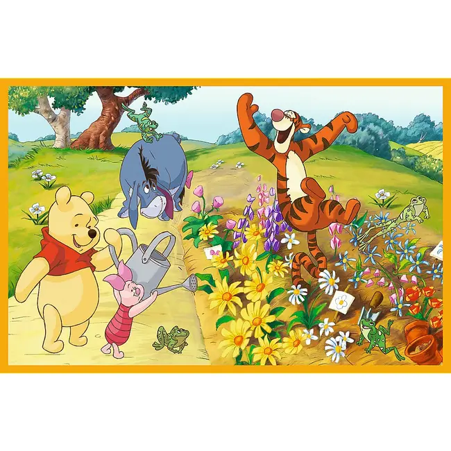 PUZZLE TREFL 2X24 DISNEY WINNIE THE POOH ZI DE JOACA CU WINNIE SI PRIETENII VIV34436