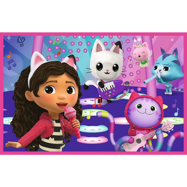 PUZZLE TREFL 2X24 GABBYS DOLLHOUSE AVENTURILE LUI GABBY VIV34433