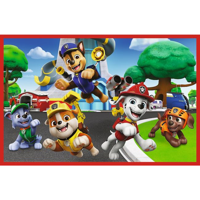 PUZZLE TREFL 2X24 PATRULA CATELUSILOR ZIUA AMUZANTA A CATELUSILOR VIV34434