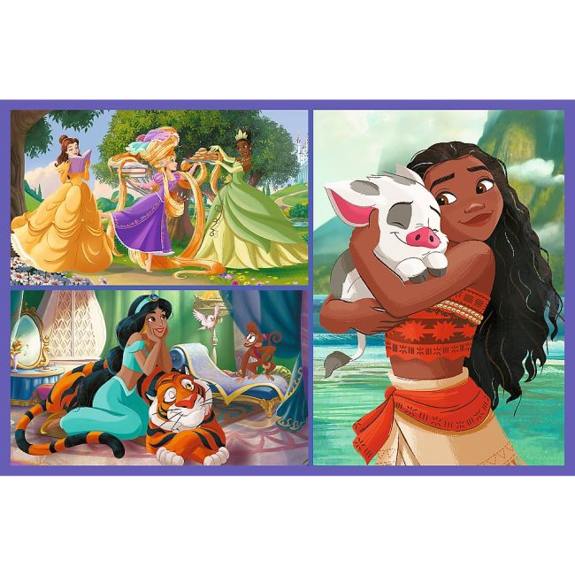 PUZZLE TREFL 2X70 DISNEY PRINCESS VIATA PRINTESELOR DISNEY VIV34440