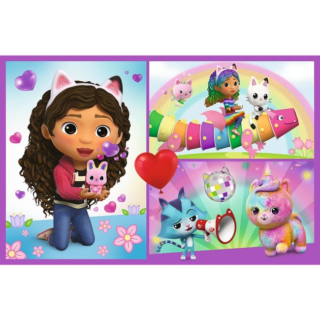 PUZZLE TREFL 2X70 GABBYS DOLLHOUSE AVENTURILE LUI GABBY VIV34438