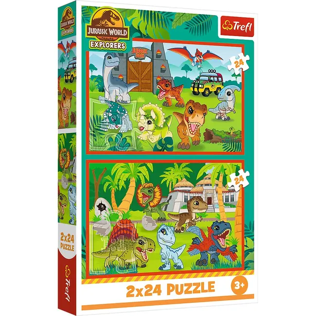 PUZZLE TREFL 2X70 JURASSIC WORLD UNIVERSUL JURASSIC PARK VIV34437
