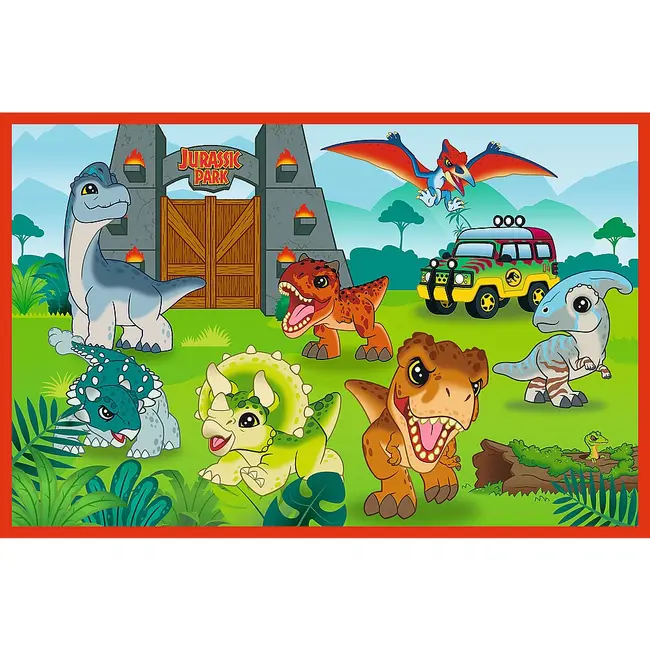 PUZZLE TREFL 2X70 JURASSIC WORLD UNIVERSUL JURASSIC PARK VIV34437