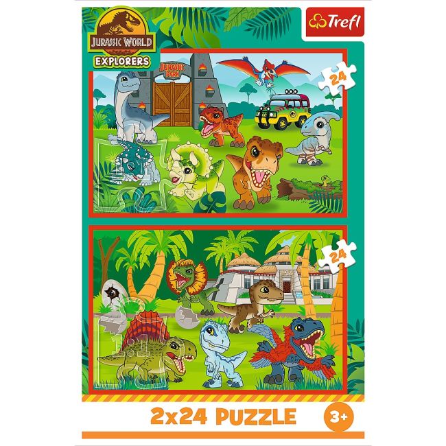 PUZZLE TREFL 2X70 JURASSIC WORLD UNIVERSUL JURASSIC PARK VIV34437
