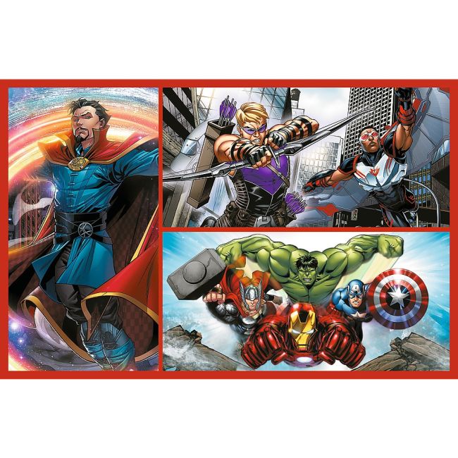 PUZZLE TREFL 2X70 MARVEL AVENGERS MISIUNEA SUPER EROILOR MARVEL AVENGERS VIV34439