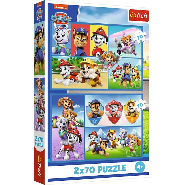 PUZZLE TREFL 2X70 PATRULA CATELUSILOR ECHIPA CATELUSILOR VIV34441