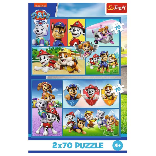 PUZZLE TREFL 2X70 PATRULA CATELUSILOR ECHIPA CATELUSILOR VIV34441