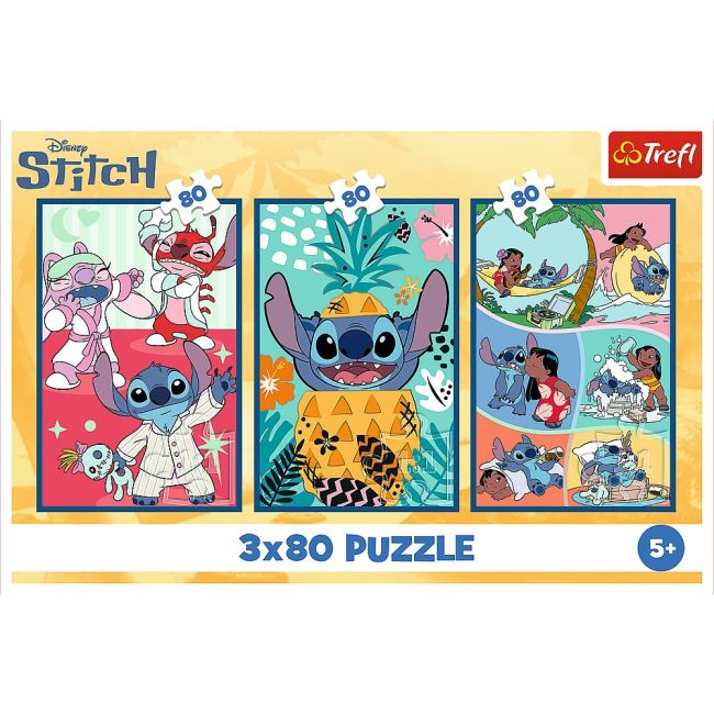 PUZZLE TREFL 3X800 STITCH LUMEA LUI STITCH VIV34885