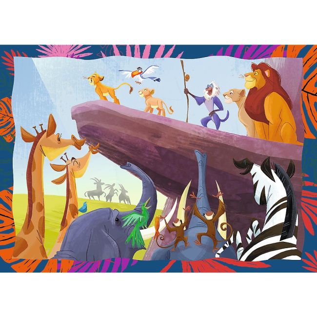 PUZZLE TREFL 4IN1 DISNEY REGELE LEU VIV34653