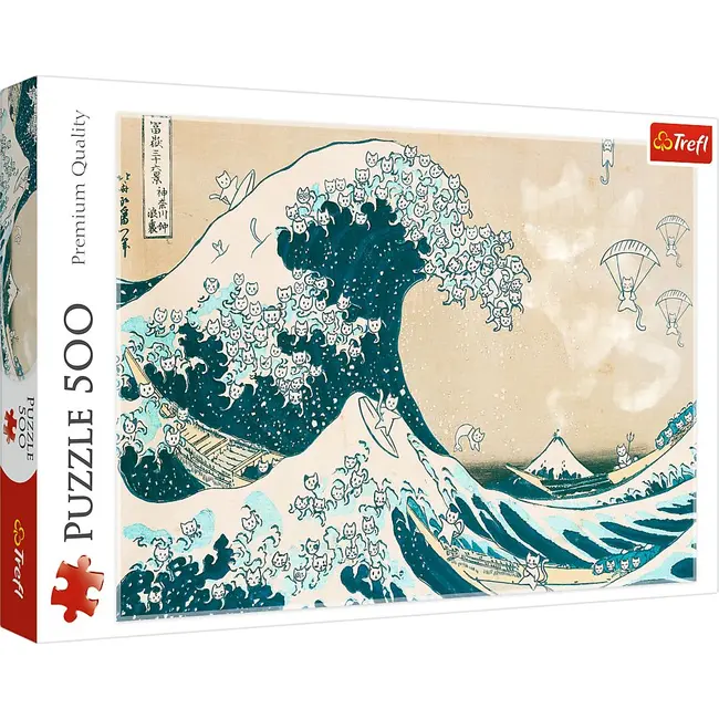 PUZZLE TREFL 500 MARELE VAL AL ​​PISICII VIV37537