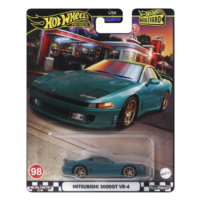 HOT WHEELS PREMIUM BOULEVARD MASINUTA METALICA MITSUBISHI 3000GT SCARA 1:64 VIVMTGJT68_HRT68