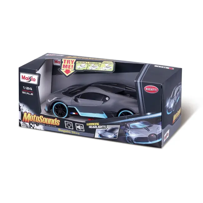 MAISTO MASINUTA CU SUNETE SI LUMINI BUGATTI DIVO SCARA 1 LA 24 VIVMST81730