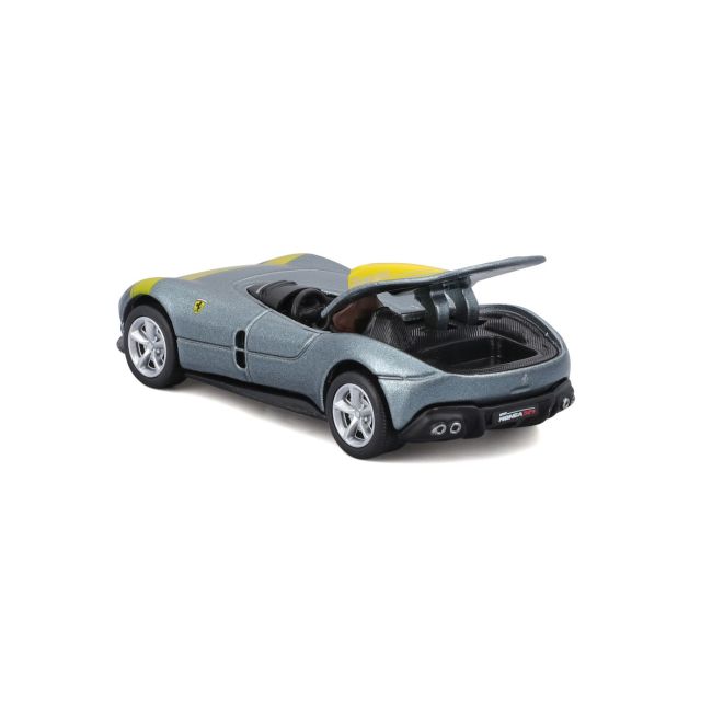 MAISTO MASINUTA METALICA SPEED ICONS FERRARI MONZA SP1 ARGINTIU SCARA 1 LA 64 VIVMST15702_ARGINTIU