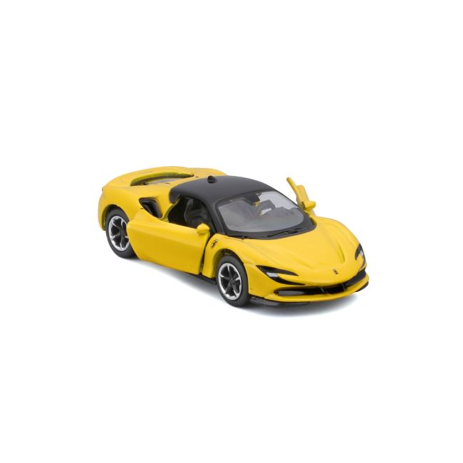 MAISTO MASINUTA METALICA SPEED ICONS FERRARI SF90 STRADALE GALBEN SCARA 1 LA 64 VIVMST15703_GALBEN