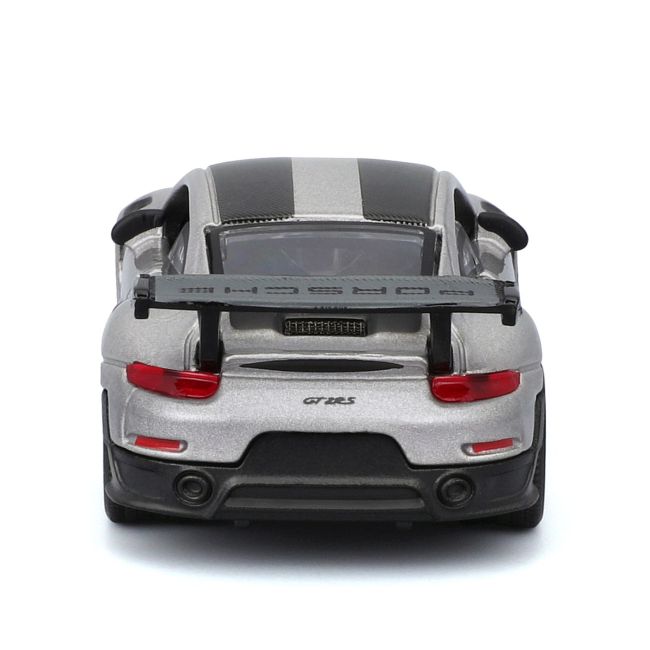 MAISTO MASINUTA METALICA SPEED ICONS PORSCHE 911 GT2 RS SILVER BLACK SCARA 1 LA 64 VIVMST15707_SilverBlack