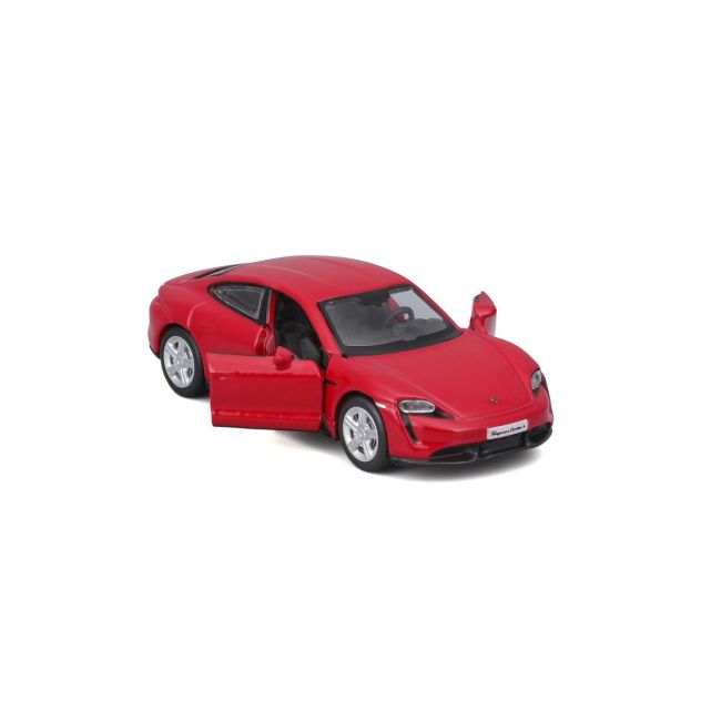 MAISTO MASINUTA METALICA SPEED ICONS PORSCHE TAYCAN TURBO S ROSU SCARA 1 LA 64 VIVMST15708_ROSU