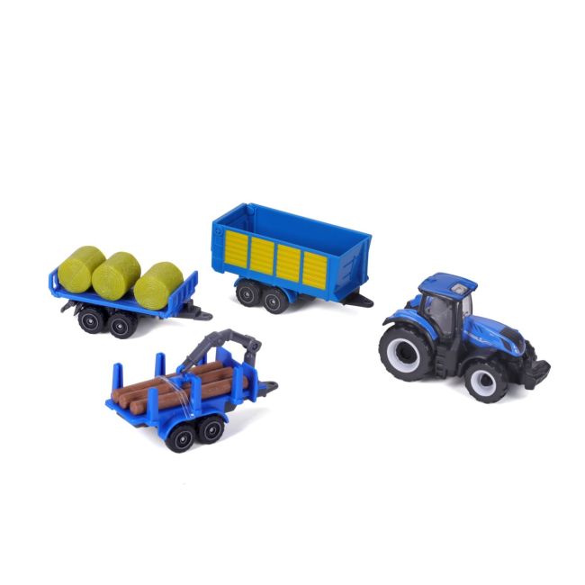 MAISTO SET 4 UTILIAJE AGRICOLE NEW HOLLAND VIVMST12563_NewHolland