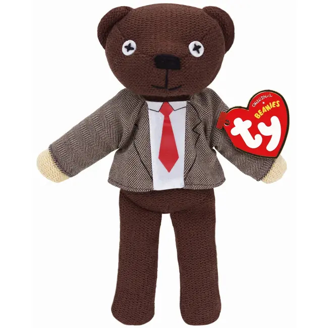 PLUS TY 15CM BEANIE BABIES URSULETUL LUI MR BEAN VIVTY46226