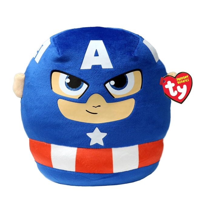 PLUS TY SQUISHY BEANIES MARVEL CAPTAIN AMERICA 30CM VIVTY39355