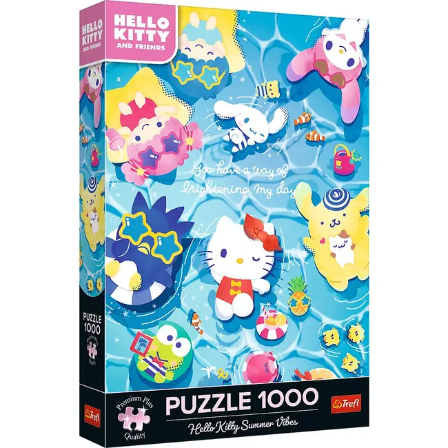 PUZZLE TREFL 1000 PREMIUM PLUS HELLO KITTY RELAXARE DE VARA VIV12067
