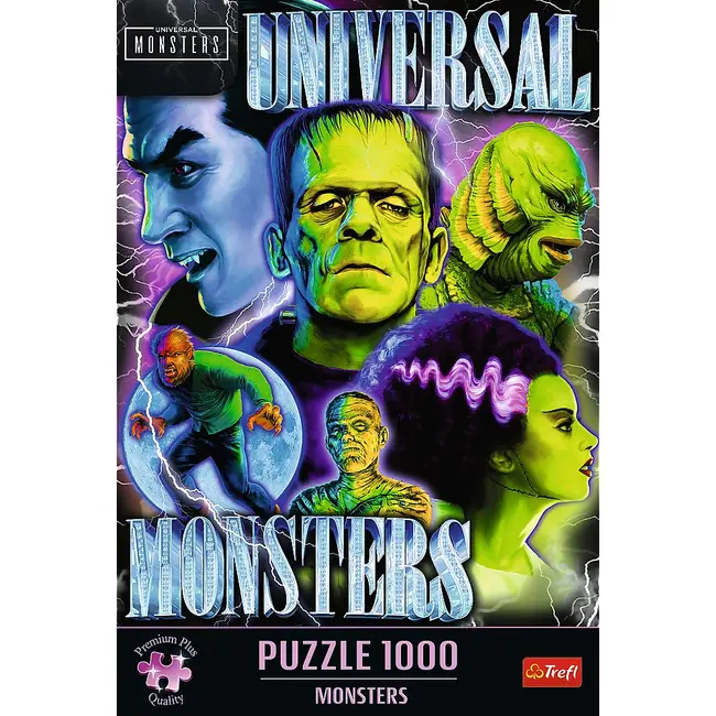PUZZLE TREFL 1000 PREMIUM PLUS MONSTRI VIV12070