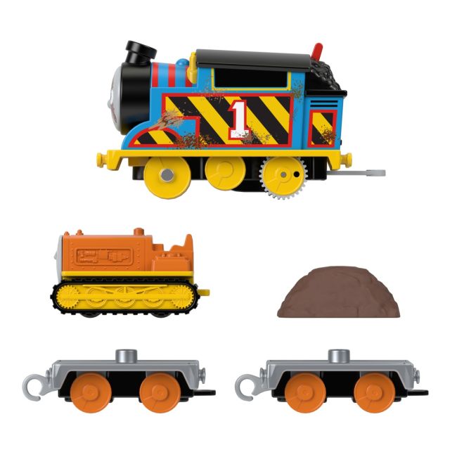 THOMAS LOCOMOTIVA MOTORIZATA ECHIPA PE SANTIER THOMAS AND TERENCE CU 2 VAGOANE VIVMTHFX97_JDF19
